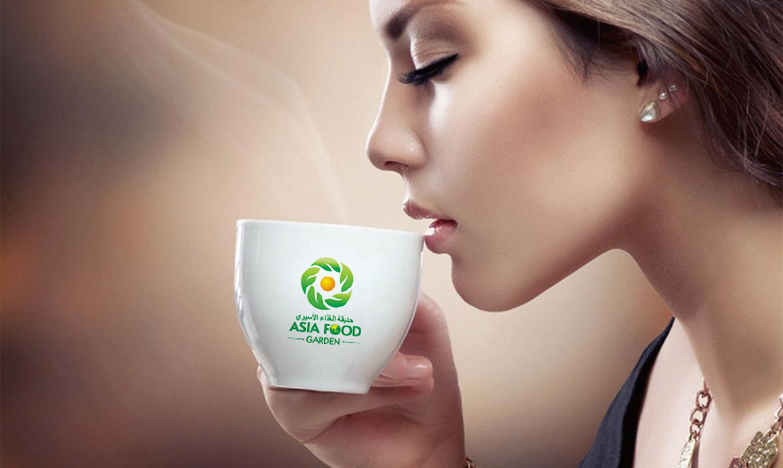 ASIA FOOD GARDEN品牌設(shè)計在茶杯上的應(yīng)用
