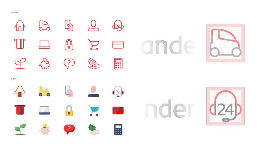 西班牙Santander銀行LOGO設(shè)計，改善用戶體驗是王道-3