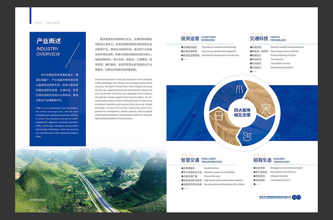 招商局集團(tuán)畫冊(cè)設(shè)計(jì)，招商公路宣傳冊(cè)-10
